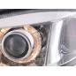 Angel eye headlight Opel Astra G 98-03 chrome