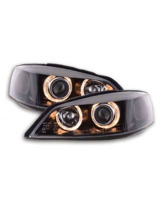 Angel eye headlight Opel Astra G 98-03 black