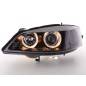 Angel eye headlight Opel Astra G 98-03 black