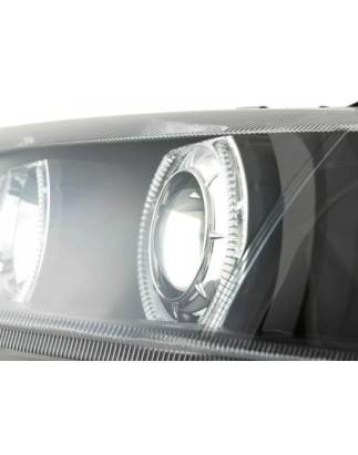 Angel eye headlight Opel Vectra B Bj: 99-02 black