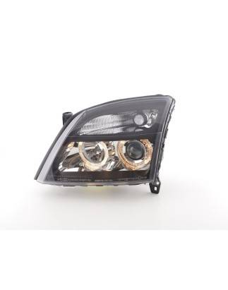 Angel eye headlight Opel Vectra C 02-04 black