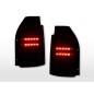 LED taillights set VW T6 gullwing door version black/smoke