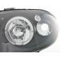 Headlight set Citroen Saxo 00-02 black