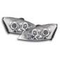 Headlight set Ford Focus 00-04 chrome