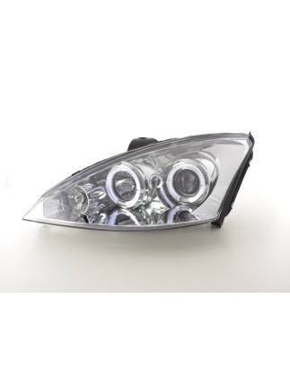 Headlight set Ford Focus 00-04 chrome