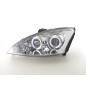 Headlight set Ford Focus 00-04 chrome