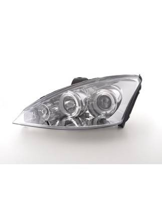 Headlight set Ford Focus 00-04 chrome