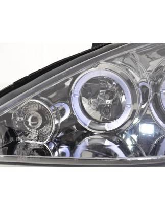 Headlight set Ford Focus 00-04 chrome