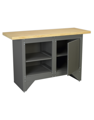 Workbench with Cupboard Heavy-Duty