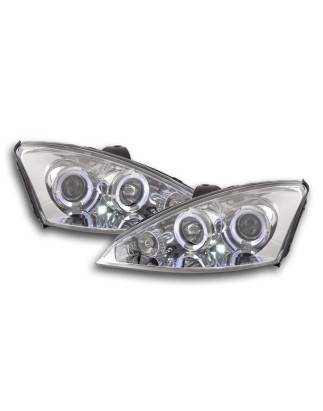 Headlight set Ford Focus 98-01 chrome