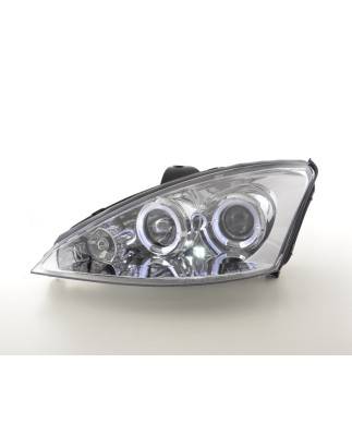 Headlight set Ford Focus 98-01 chrome