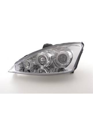 Headlight set Ford Focus 98-01 chrome