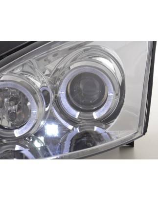 Headlight set Ford Focus 98-01 chrome