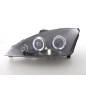 Headlight set Ford Focus 98-01 black