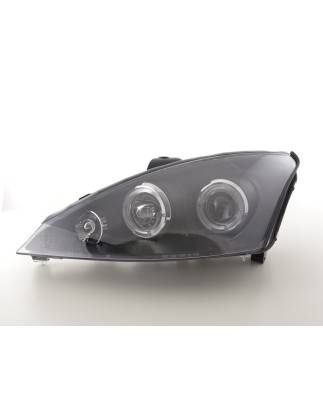 Headlight set Ford Focus 98-01 black