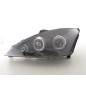 Headlight set Ford Focus 98-01 black