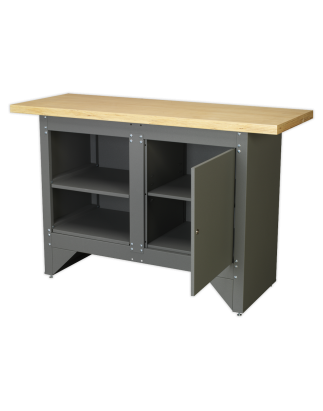 Workbench with Cupboard Heavy-Duty