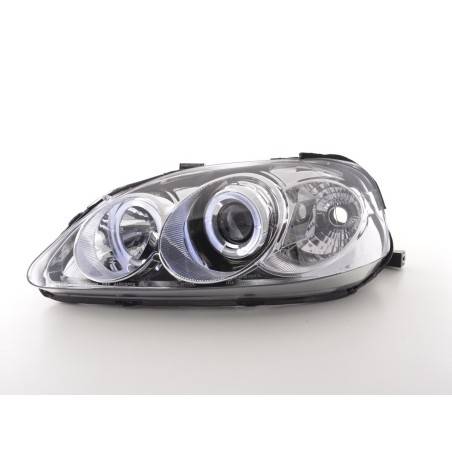 Headlight set Honda Civic Coupe / Civic 2/3/4-door. 99-00 chrome