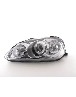 Headlight set Honda Civic Coupe / Civic 2/3/4-door. 99-00 chrome