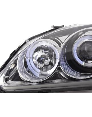 Headlight set Honda Civic Coupe / Civic 2/3/4-door. 99-00 chrome