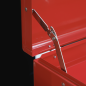 Topchest & Rollcab Combination 6 Drawer with Ball-Bearing Slides- Red