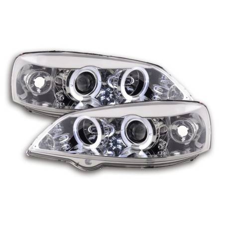 Phares avant Opel Astra G 98-03 chrome