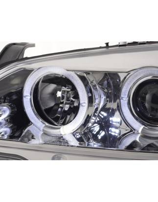 Headlight set Opel Astra G 98-03 chrome