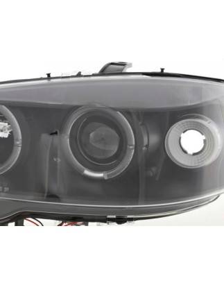 Headlight set Opel Astra G 98-03 black