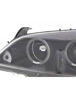 Headlight set Opel Astra G 98-03 black