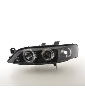 Headlight set Opel Vectra B 96-99 black