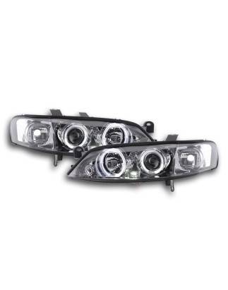 Headlight set Opel Vectra B Yr: 99-02 chrome