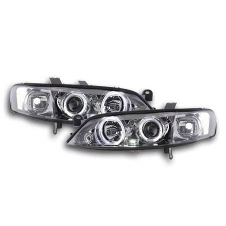 Headlight set Opel Vectra B Yr: 99-02 chrome