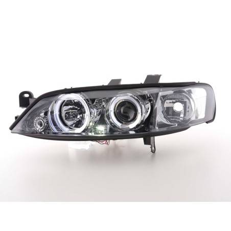 Headlight set Opel Vectra B Yr: 99-02 chrome