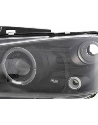 Headlight set Peugeot 106 96-03 black