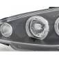 Headlight set Peugeot 206 98-03 black