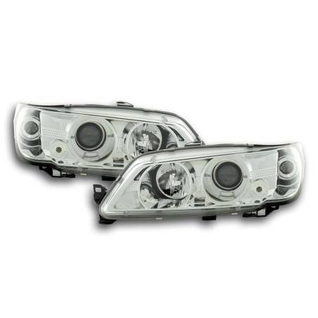 Headlight set Peugeot 306 93-96 chrome