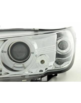 Headlight set Peugeot 306 93-96 chrome