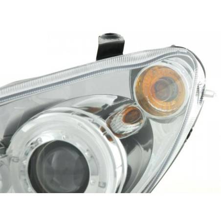 Headlight set Peugeot 307 01-06 chrome