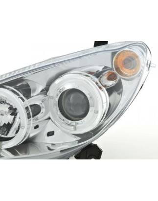 Headlight set Peugeot 307 01-06 chrome