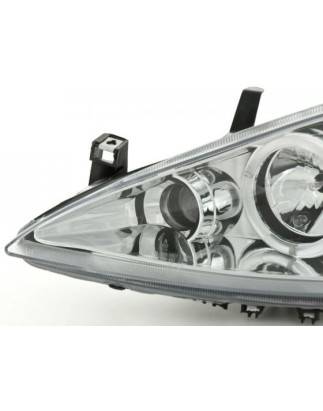 Headlight set Peugeot 307 01-06 chrome