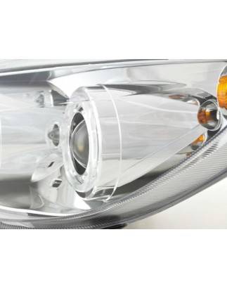 Headlight set Peugeot 307 01-06 chrome