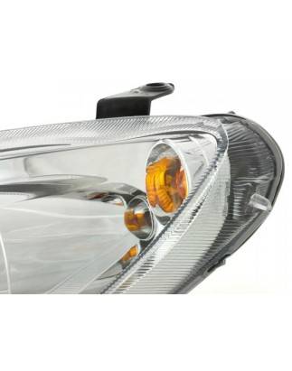 Headlight set Peugeot 307 01-06 chrome