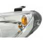 Headlight set Peugeot 307 01-06 chrome