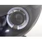 Headlight set Peugeot 307 01-06 black