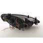 Headlight set Peugeot 307 01-06 black