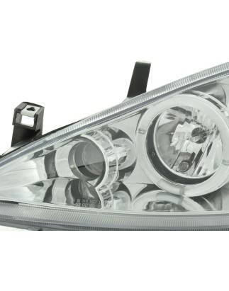 Headlight set Peugeot 307 01-06 chrome