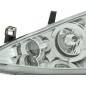 Headlight set Peugeot 307 01-06 chrome