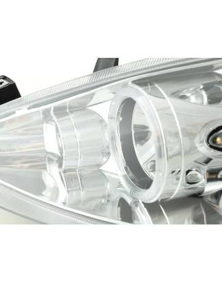 Headlight set Peugeot 307 01-06 chrome