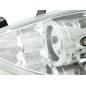 Headlight set Peugeot 307 01-06 chrome