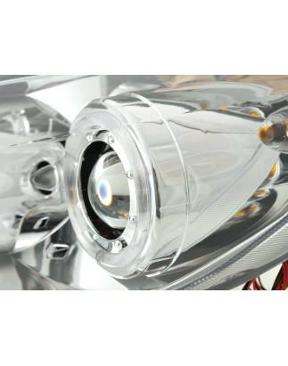 Headlight set Peugeot 307 01-06 chrome